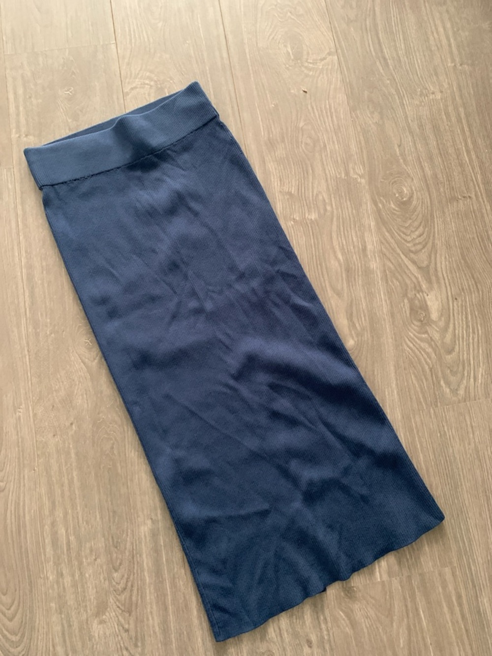 Zara Deep Blue Maxi Skirt